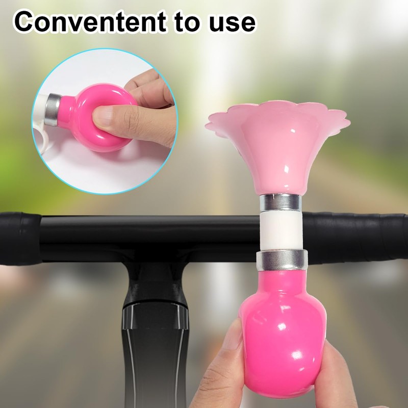 Children's Bicycle Bell with 5 Stickers in Different Patterns -