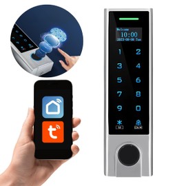 Electronic, Smart Lock with Code and WiFi, Smart Lock with Display - Remote Control with Smartphone