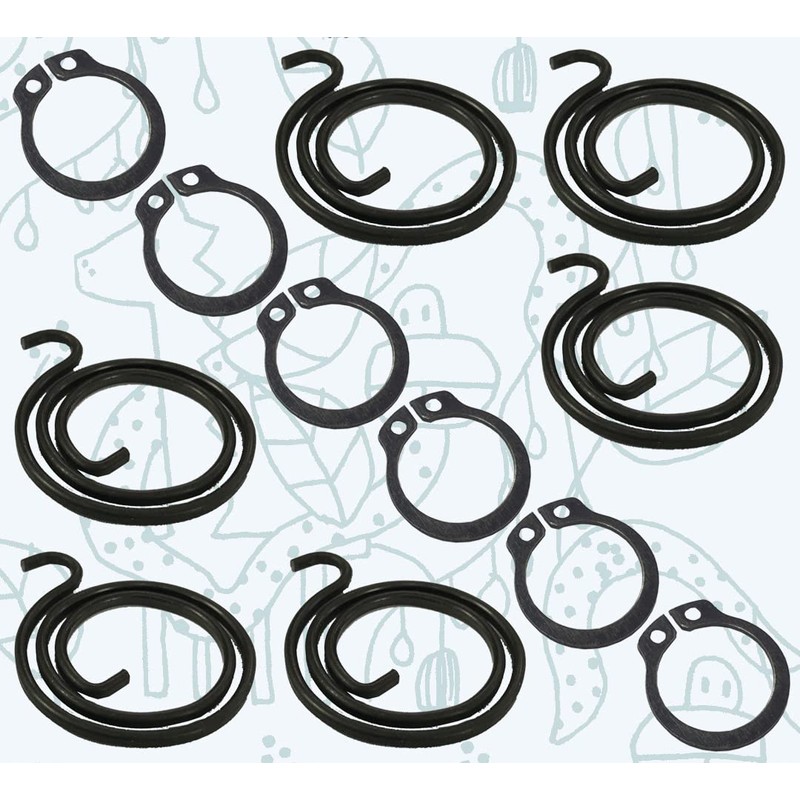 Universal Hardware 2.25 Turns Door Handle Springs Repair Kit Plus