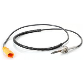 HELLA 6PT 014 494-801 Sensor, exhaust gas temperature - 2-pin connector - Bolted - Cable: 1050mm