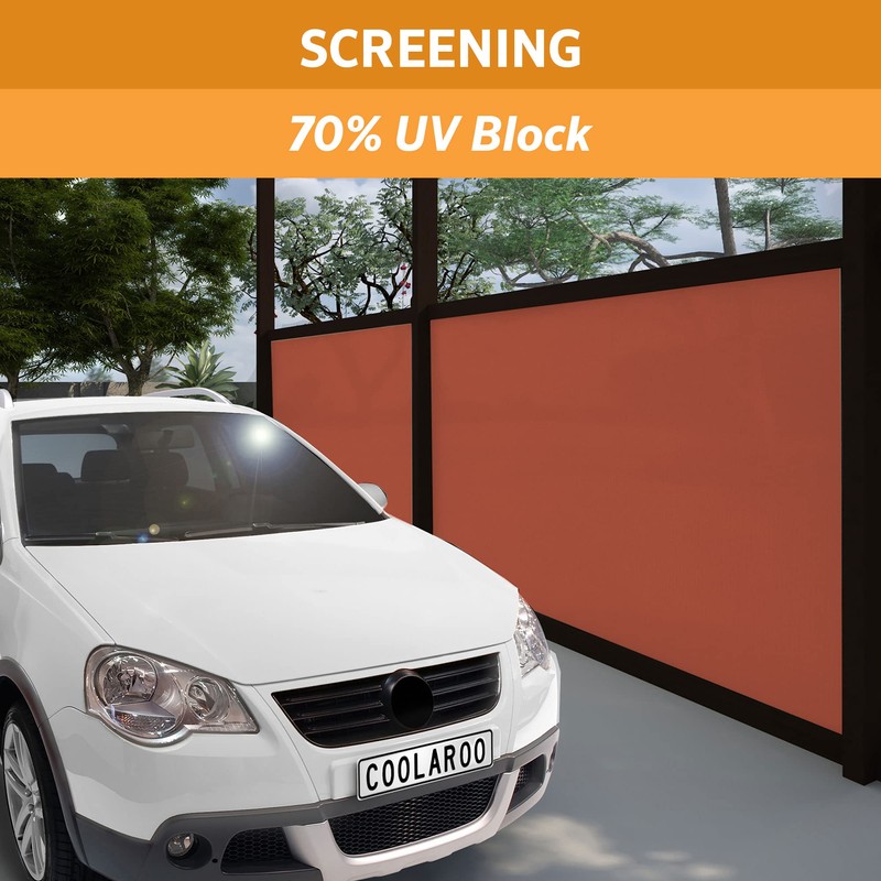 Coolaroo 70% UV Block Prvacy & Screening Fabric - Breathable