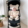 Soft Baby Stroller Seat Cushion Breathable Pure Cotton Infant Car