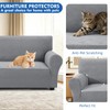 XINEAGE 3-Seater Sofa Slipcover Pet Friendly,Stretch Couch Cover,Light Gray