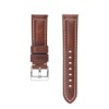 Berfine 20mm Quick Release Retro Leather Watch Band,Vintage Oil-tanned Pull-up