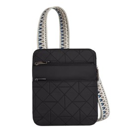 Travelon Anti-Theft Boho Slim Crossbody, Black