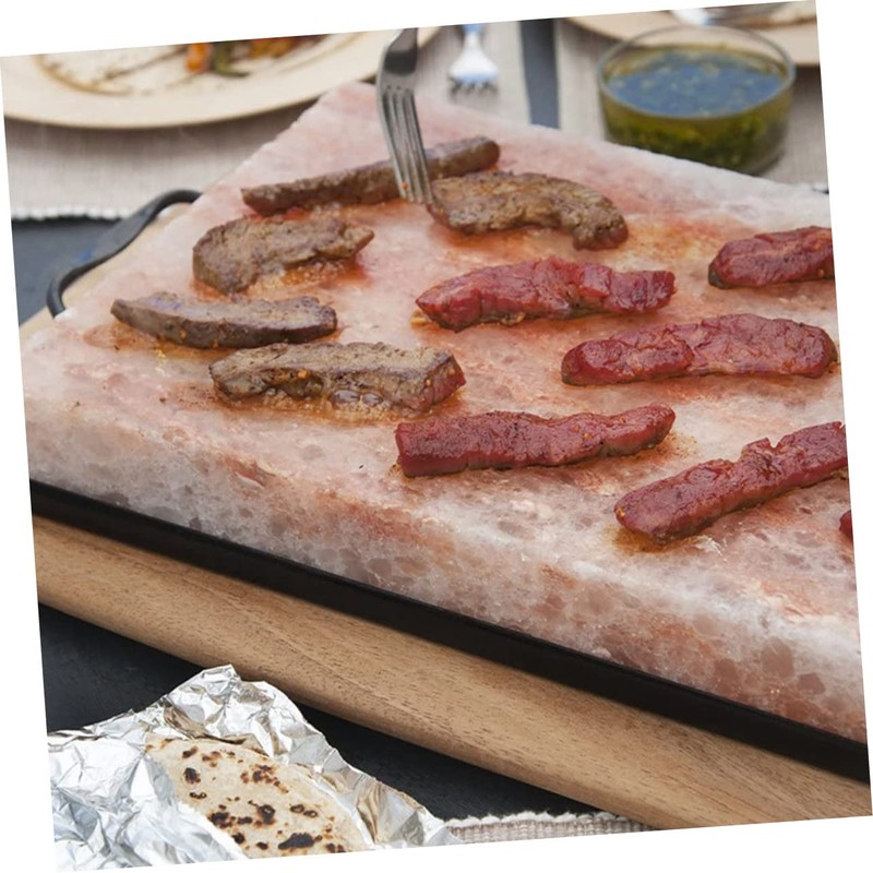 Mipcase 1pc Enamel Barbecue Salt Plate Rack Durable Grill Rack
