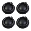 MY MIRONEY 1.46" Diameter Cabinet Drawer Pulls Black Ring Pull