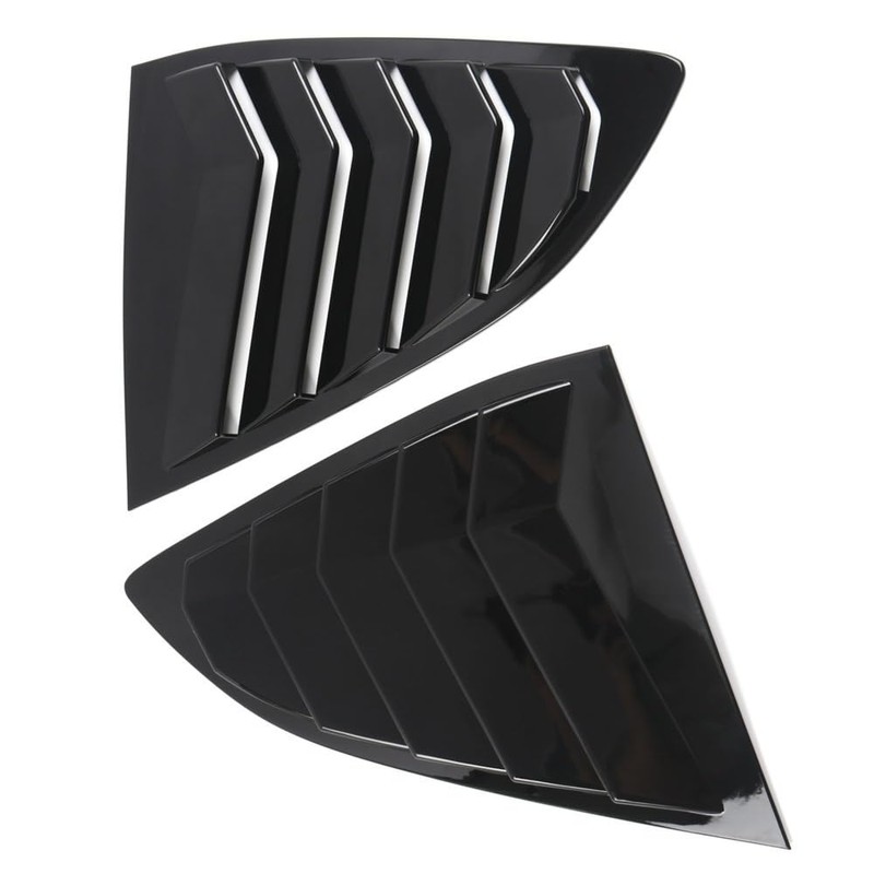 MUTUSAISI Rear Side Window Louvers Air Vent Scoop Louver Fit