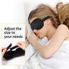Brencco Sleep Mask 3D 2 Pairs Ear Plugs Sleep Mask