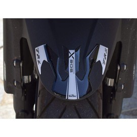 Resin Bike White 3D Bike Stickers, TRK 502 X Protection, Italian Design, Waterproof Resin Material, Dry Surface, Unisex