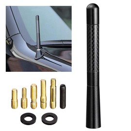 Bingfu Car Radio Stereo Antenna Mast Carbon Fiber Truck Universal Antenna Replacement