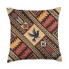 Tribal Style Design, Geometric Pattern, Boho Art, Unique Throw Pillow