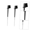 FOMIYES 4pcs Brow Comb Lash Spoolie Portable Double-ended Brush Made