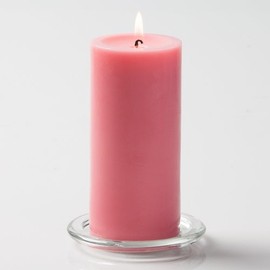 Richland 3" X 6" Hand Poured Pink Pillar Candle