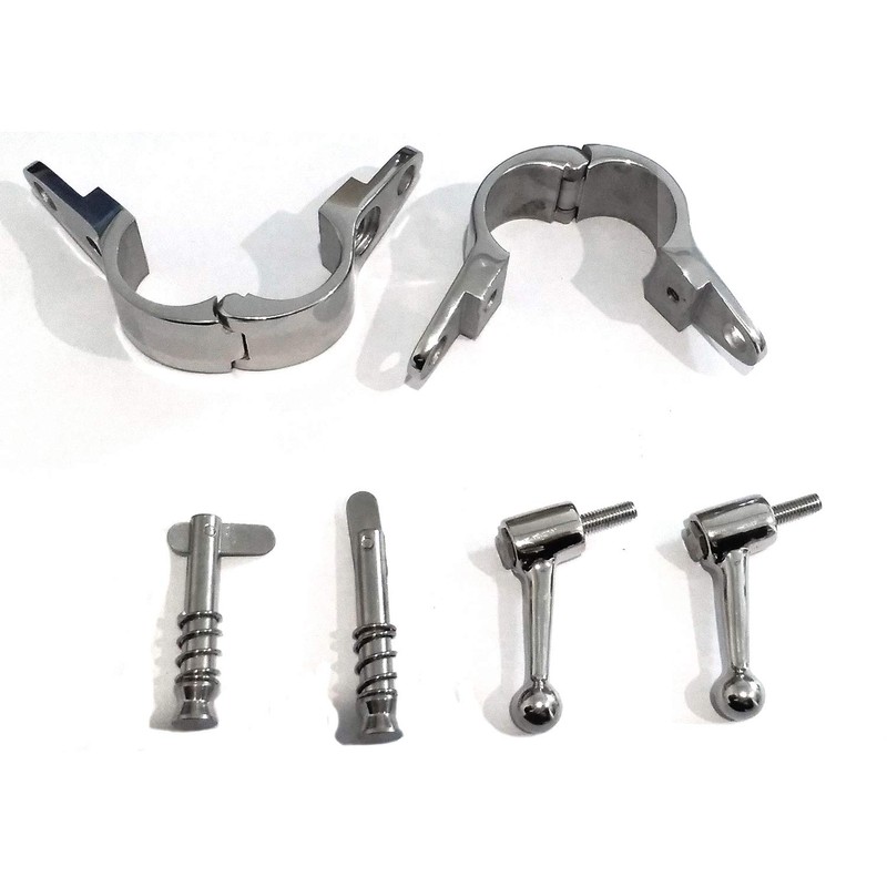Heavy Duty 316 Stainless Steel Pair of 1"(25mm) I.D.Bimini Top