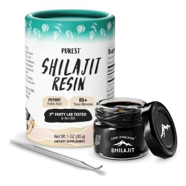 Pure Himalayan Shilajit Resina 200mg Energía Vitalidad 30 G Sin Sabor