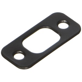 Kwikset 85063-514 1" x 2-1/4" Radius Corner Deadbolt Strike Iron Black Finish