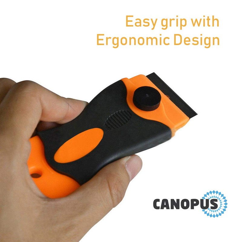CANOPUS Plastic Razor Scraper Tool Non Scratch with 10 Double