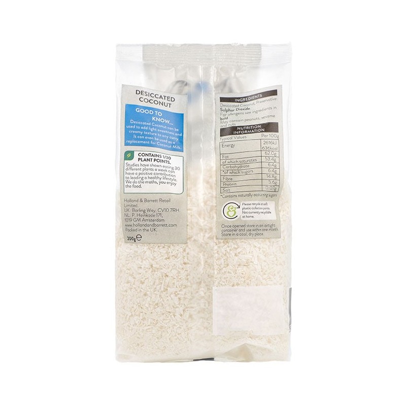 Holland & Barrett Desiccated Coconut 250g