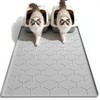 Garoopion Cat Litter Box Mat, Large 40" X 28" Litter
