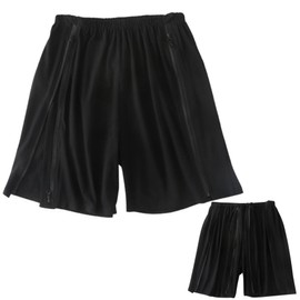 AUSTYLCO Unisex Tear Away Shorts Side Zipper Cotton Post Surgery Recovery Pants for Knee Leg Hip Surgical Recovery