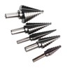 5Pcs Step Drill Bit Set Alloy Steel High Accuracy Multifunctional