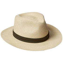 Scala Men's Panama Outback Hat, Natural, Large