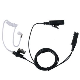 XPR3300e Earpiece,Klykon 2 Wire Surveillance Security Acoustic Tube Eeapiece Headset PTT Mic for Motorola XPR3300e XPR3500 XPR3500e XPR3000 XPR3300 Walkie Talkie 2 Way Radio