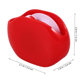 CAXUSD Cable Winder for Wired Earphones Earbuds Organizer Box Auto Roll Home Travel Red