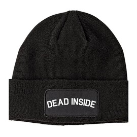 Kings Of NY Dead Inside Arch Winter Knit Adult Beanie Hat Black