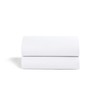 2 Pack Crib Fitted Sheets 44 x 80cm – White