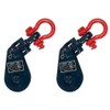Mytee Products (2 Pack) 4 Ton Snatch Block w/Shackle Wire