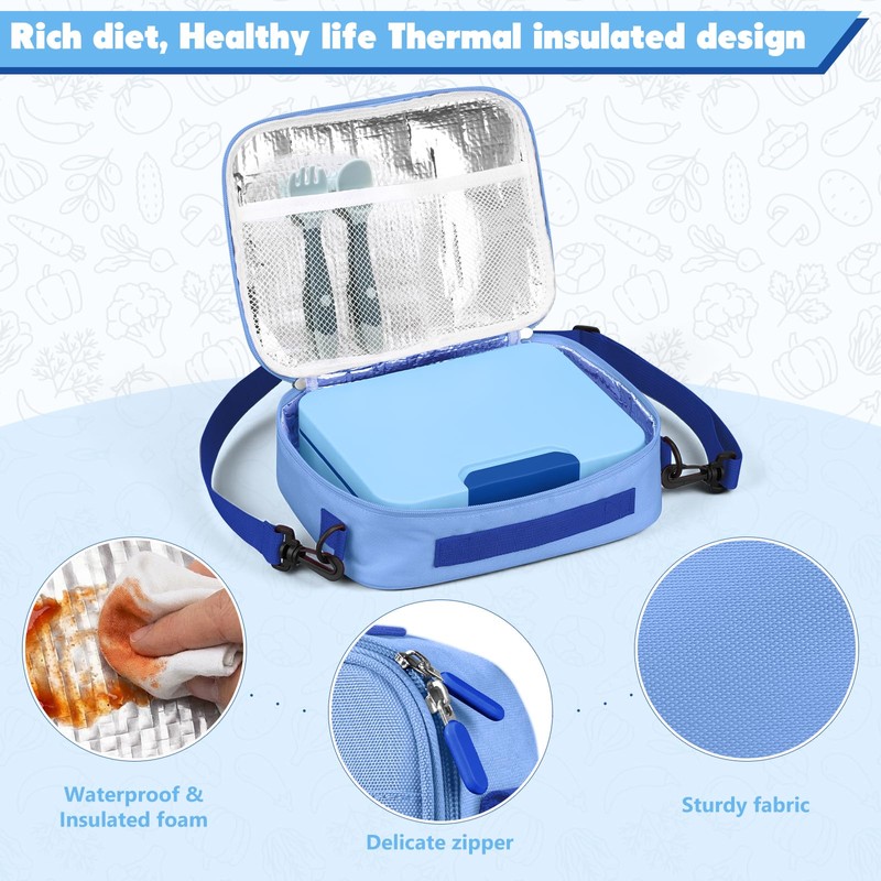 WyfKyd Bento Lunch Box Set with Soup Thermo Food Container