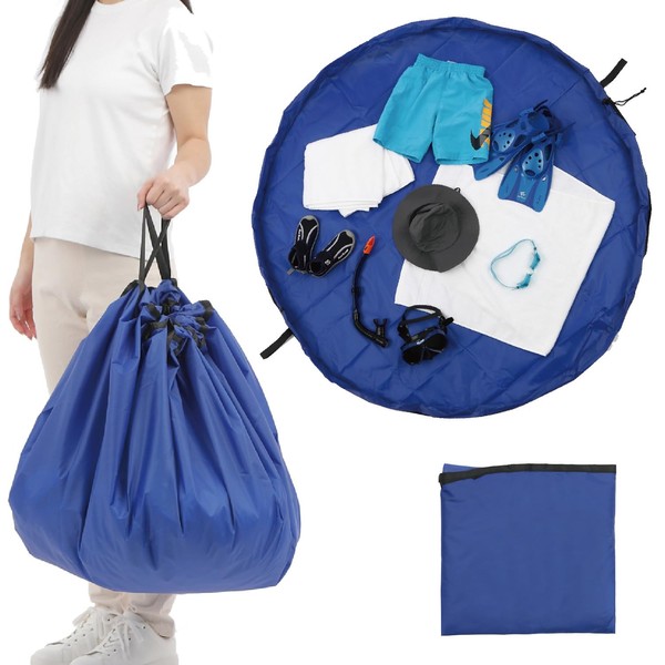 FISH-BOMB Pool Bag, Beach Bag, Large Capacity, Folding