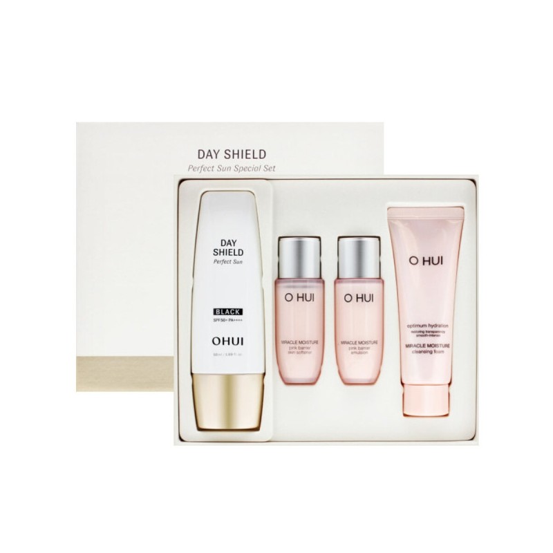 OHUI Day Shield Perfect Sun Black Special Set / 오휘
