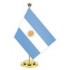 Argentina Desk Flag,12 inch Tall Small Argentinians Indoor Banner,Tiny Printing