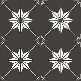 FloorPops Black Rigel Peel & Stick Floor Tiles, FP3990