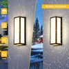 LANFU LED Aluminum Wall Sconce Waterproof Outdoor Wall Light,Modern Porch