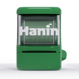 HPRT Label Maker New 1, Label Maker Machine with Tape (4 Rolls of Label), Bluetooth Label Printer Sticker Printer for Home and Business Green