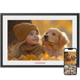 THOMSON 10.1 Inches Digital WiFi Picture Frame, Digital Photo Frame with 32 GB, 1280x800 HD IPS Touch Screen Electronic Frame, Auto-Rotate, Share Photos/Videos Instantly from Anywhere Great Gifts