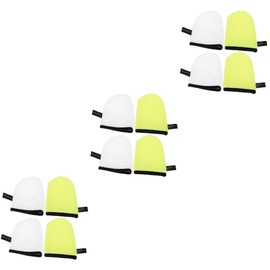 Healvian 12pcs Microfibre Face Cleansing Gloves Exfoliating Towel Makeup Remover Gloves Face Washers Soft Wash Sponge Cleaning Cloths Random Color