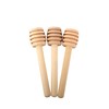 Ucheom Wooden Honey Dipper Sticks, 3Pcs Mini Honey Spoon for