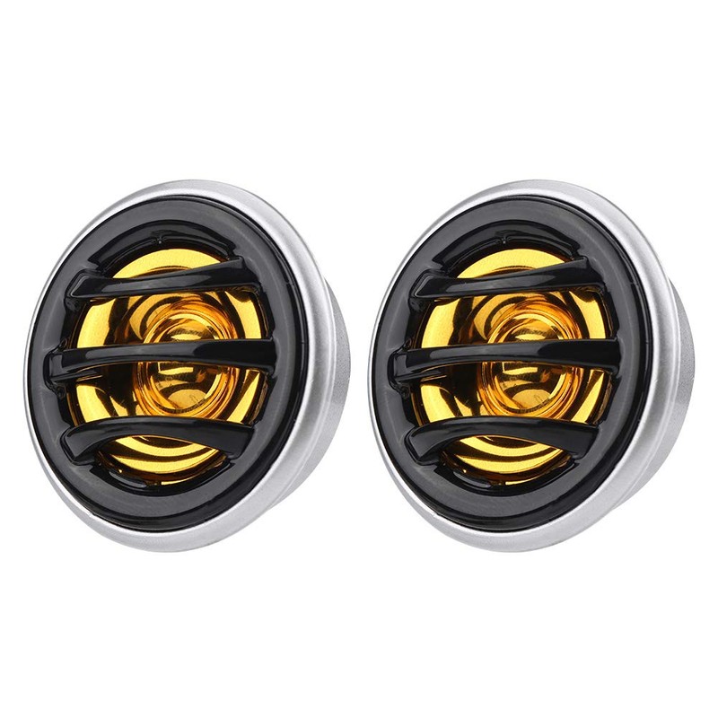 Qiilu 2pcs 12V 150W Super Tweeter Car 2 Inch Super