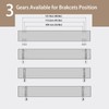 DINZI LVJ Long Wall Shelves, 55.1Inch Wall Mounted Shelves Set