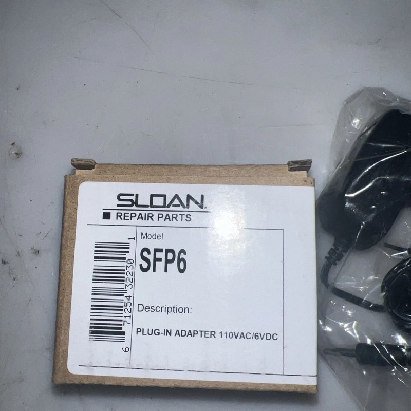 Sloan SFP6 Plug-In Adapter 110 VAC/6 VDC product code 0362006