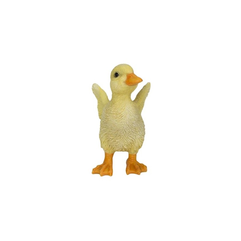 Oubia Duckling Feathers 7.5x7.2x11.5cm Doll Figurine Figurine Animal Garden Decoration