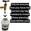 Enviro-Safe R600a, R600 Refrigerant Charging Kit w/ R600 Charging Gauge