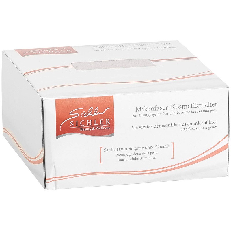 Sichler Beauty Makeup Remover Wipes: 40 Microfibre Facial Care Tissues