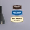 Signs ByLITA Fancy Solo Personal Autorizado Sign (Black) - Small