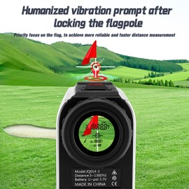 PGM Golf Rangefinder with Slope, 600 Yards Golf Range Finder,7X Magnification Laser Range Finder Golf with Flag Pole Locking Vibration, Range Finder Magnetic Strap, Golf Gifts Accessories for Men